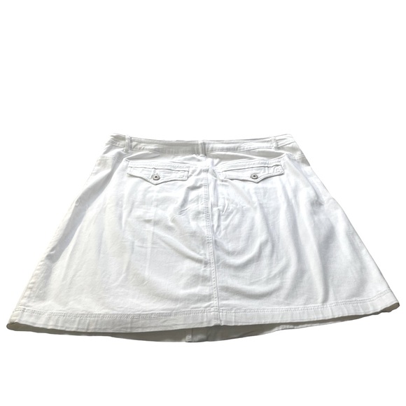 Roz & Ali Women's Denim Button Down Skirt Off-White Size 22 - Picture 5 of 8